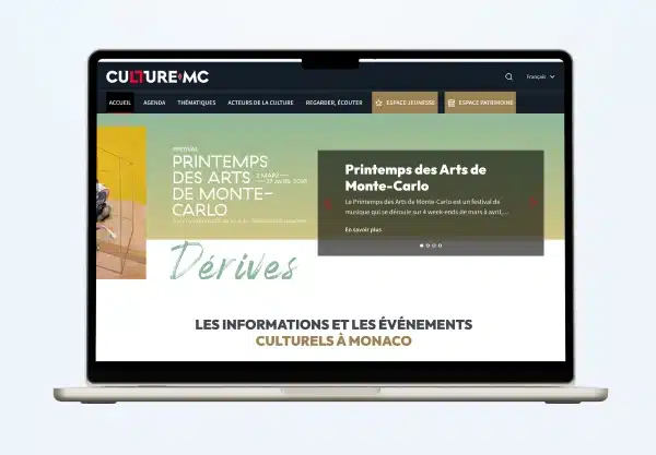 Ludotic a participé à la conception du site culture.mc qui regroupe toute l'offre culturelle de la Principauté, mis en ligne par le Gouvernement Princier de Monaco en 2023.