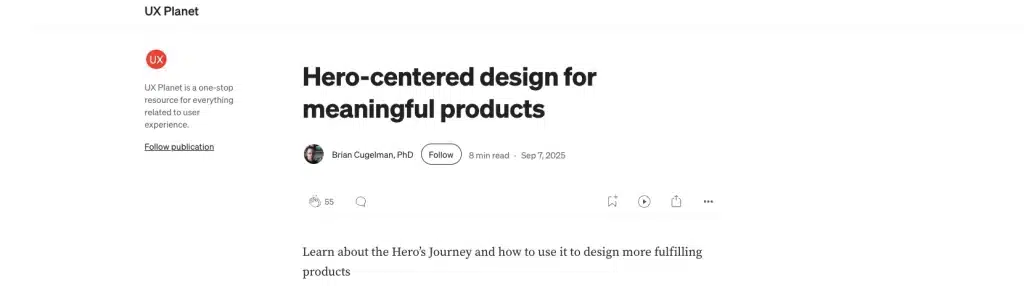 Le design centré sur le héros