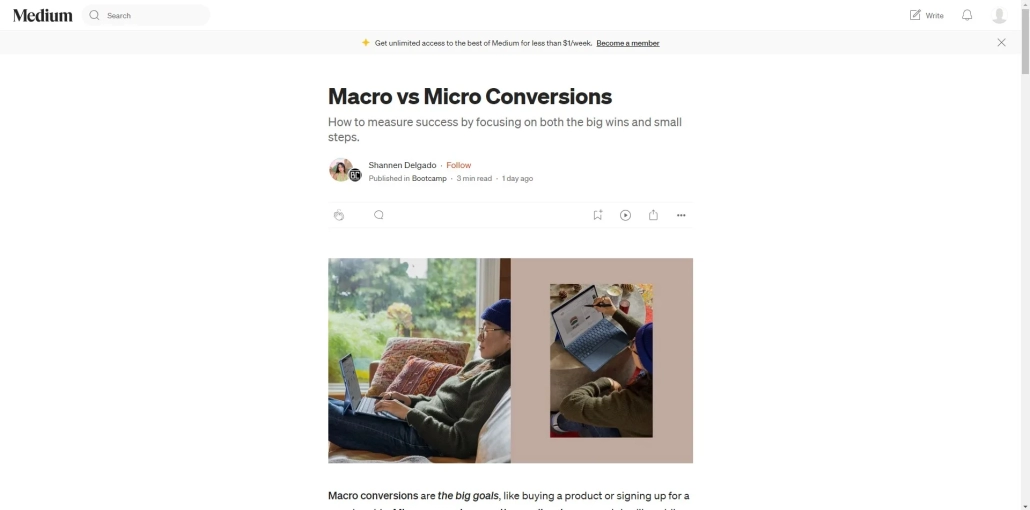 Article "Macro VS Micro Conversions", par Shannen Delgado